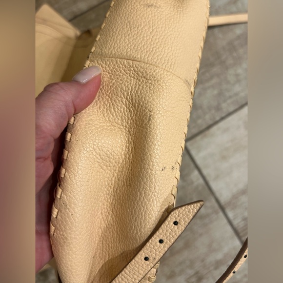 Coach Whipstich Crossbody Flap in a light salmon color - Picture 13 of 15